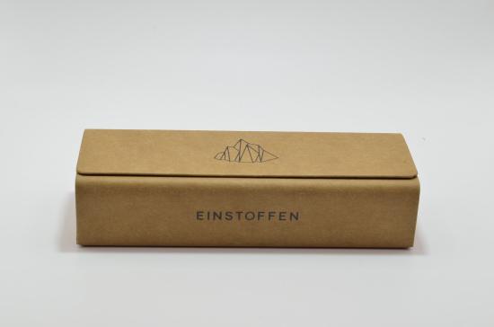 Einstoffen Etui Hartschale Braun