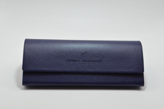 Daniel Hechter Etui Hartschale Blau rund