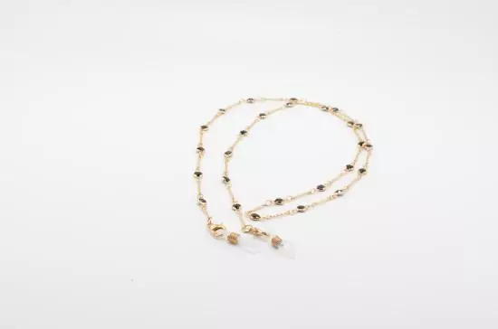 Brillenkette Love Beads schwarz