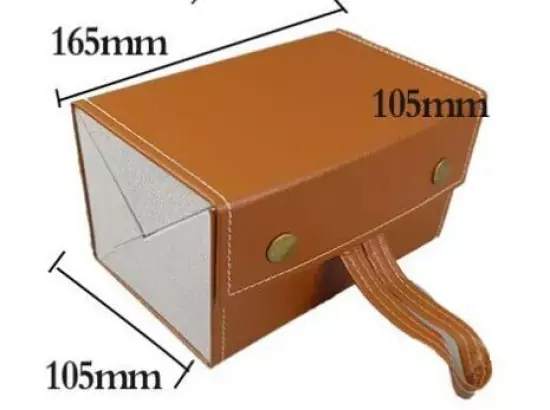 WH Brillen-Aufbewahrungsbox - 4 Fächer / Braun