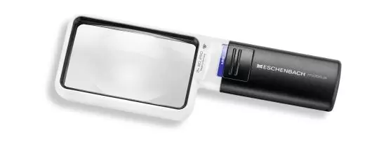 Mobilux LED Handlupe 8D 3x 90x54 mm