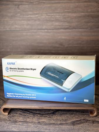 Kapak Elektronischer UV-C Hörgerätetrockner und Luftentfeuchter (Trockenbox)