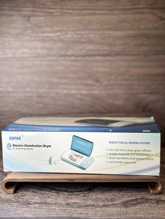 Kapak Elektronischer UV-C Hörgerätetrockner und Luftentfeuchter (Trockenbox)