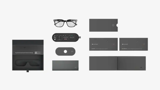 Ray Ban Nuance Audio SQUARE AW5004 S54 Shiny Black C4