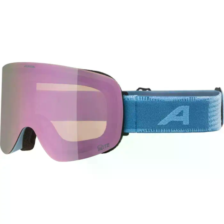 Alpina PENKEN Q-LITE (smoke-blue matt - mirror rose - blau)
