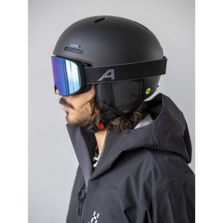 Alpina SLOPE Q-LITE (black matt - mirror blue)