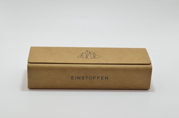 Einstoffen Etui Hartschale Braun