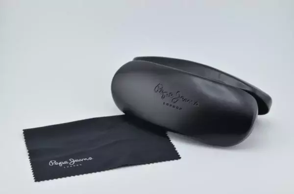 Pepe Jeans Hartschalenetui - Farbe Schwarz + Tuch