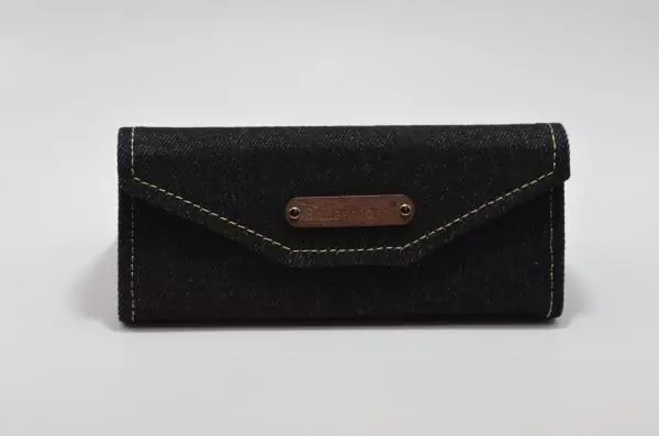 Brillenmann Softcase Etui - Farbe Schwarz - Glatt