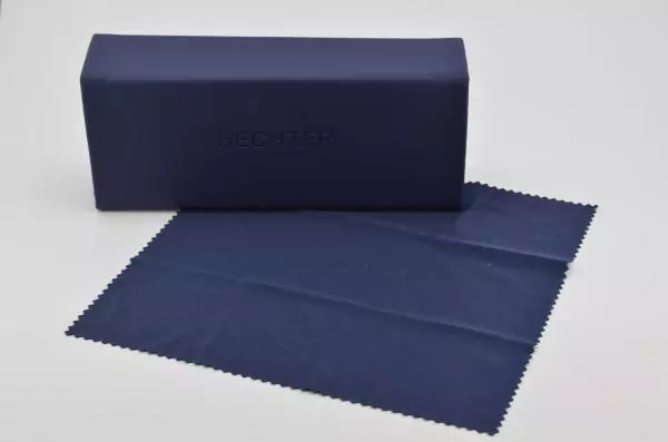 Hechter Paris Hartschalenetui - Farbe Blau + Tuch
