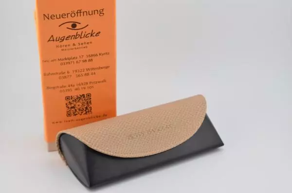 Betty Barclay Hartschalenetui - Farbe Schwarz/Beige