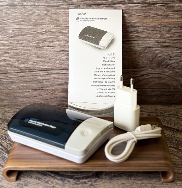 Kapak Elektronischer UV-C Hörgerätetrockner und Luftentfeuchter (Trockenbox)