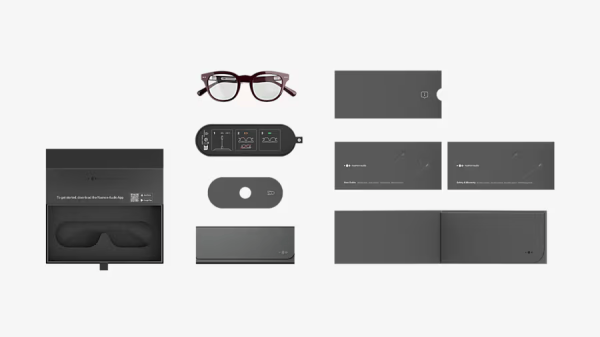 Ray Ban Nuance Audio PANTHOS AW5002 S48 Shiny Burgundy C5