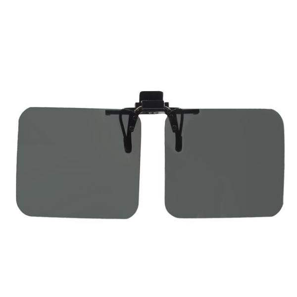 Optotec Sonnenclip schwenkbar mit Polarisation (Grau)