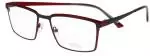 Die Brille 33492 gibt es auch in der Farbe Schwarz-Rot