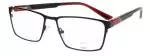 Die Brille 31673 gibt es auch in der Farbe Schwarz-Rot