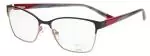 Die Brille 31676 gibt es auch in der Farbe Schwarz-Rot
