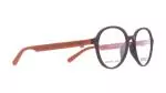 Die Brille CORA gibt es auch in der Farbe Braun