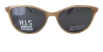 Die Brille HS439 gibt es auch in der Farbe Braun