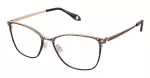 Die Brille F-3712 gibt es auch in der Farbe Gold-Schwarz