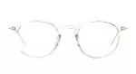 Die Brille HANGAR gibt es auch in der Farbe Transparent