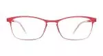 Die Brille FLUX gibt es auch in der Farbe Rot
