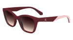Die Sonnenbrille CKJ24303S gibt es auch in der Farbe Burgund