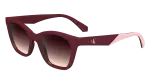 Die Brille CKJ24303S gibt es auch in der Farbe Burgund
