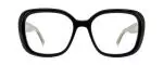 Die Brille MELU gibt es auch in der Farbe Schwarz