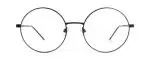 Die Brille AIZA gibt es auch in der Farbe Schwarz