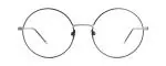 Die Brille AIZA gibt es auch in der Farbe Silber