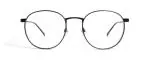 Die Brille DALTON gibt es auch in der Farbe Schwarz