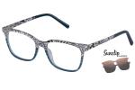 Die Brille XP1484 gibt es auch in der Farbe Schwarz-Blau