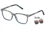 Die Brille XP1484 gibt es auch in der Farbe Schwarz-Blau