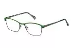 Die Brille VB228 gibt es auch in der Farbe Grün-Schwarz