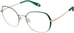 Die Brille F-3732 gibt es auch in der Farbe Grün-Gold