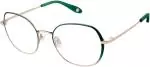 Die Brille F-3732 gibt es auch in der Farbe Grün-Gold