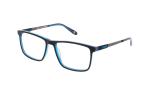 Die Brille HPL818 gibt es auch in der Farbe Schwarz-Blau