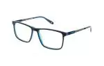 Die Brille HPL818 gibt es auch in der Farbe Schwarz-Blau