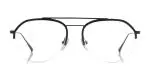 Die Brille Jasper gibt es auch in der Farbe Silber-Schwarz
