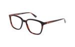 Die Brille HEP074 gibt es auch in der Farbe Schwarz-Rot