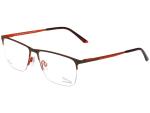 Die Brille 33619 gibt es auch in der Farbe Schwarz-Rot