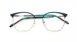 Die Brille EMERALD gibt es auch in der Farbe Türkis