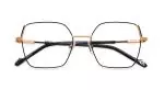 Die Brille OLIVINE gibt es auch in der Farbe Gold-Schwarz